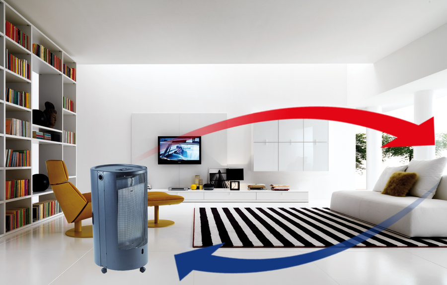 TMC BLUE BELLE CHIC ТМ 4,2 кВт Красный газовый обогреватель