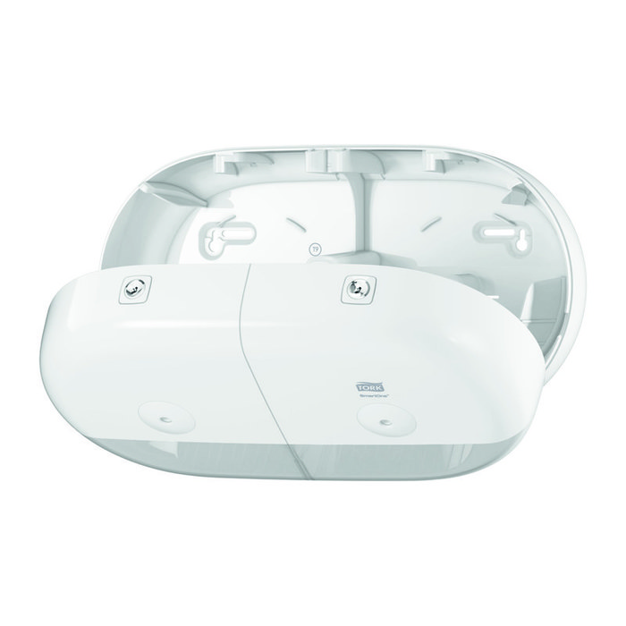 Tork SmartOne двойной в мини-рулонах Т9 белый (арт.682000) диспенсер для туалетной бумаги