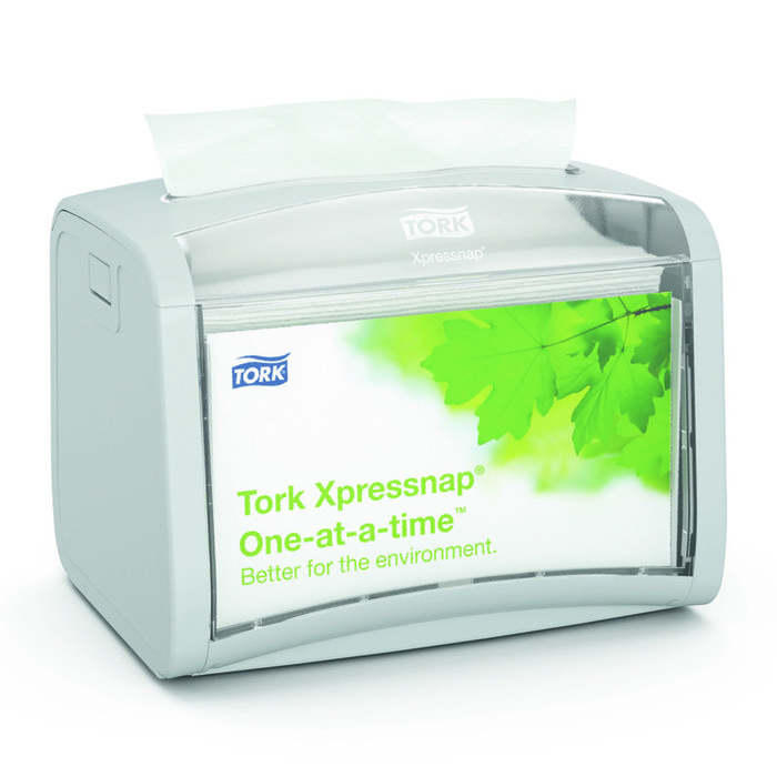 Tork Xpressnap диспенсер настольный серый (арт.272613) диспенсер для бумажных полотенец