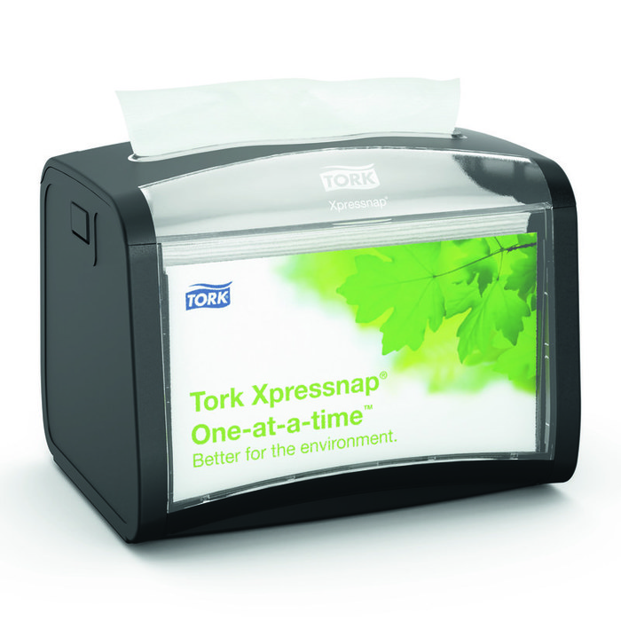 Tork XXpressnap диспенсер настольный черный (арт.272611) диспенсер для бумажных полотенец