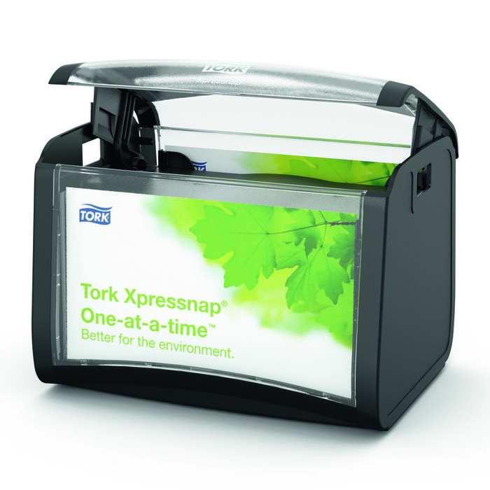 Tork XXpressnap диспенсер настольный черный (арт.272611) диспенсер для бумажных полотенец