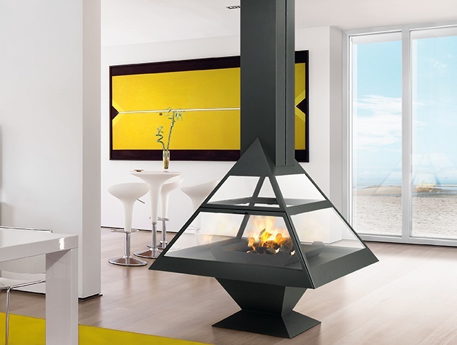 TRAFORART ADMETO CENTRAL готовый дровяной каминокомплект