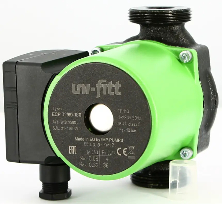 Uni-fitt ECP 32/60 180 с гайками циркуляционный насос