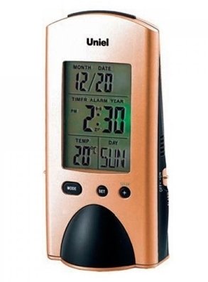 Uniel UTI-74Bz с календарем оригинальные настольные часы