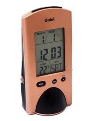 Uniel UTI-74Bz с календарем оригинальные настольные часы