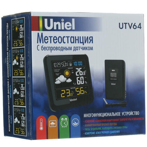 Uniel UTV-64 цифровая метеостанция