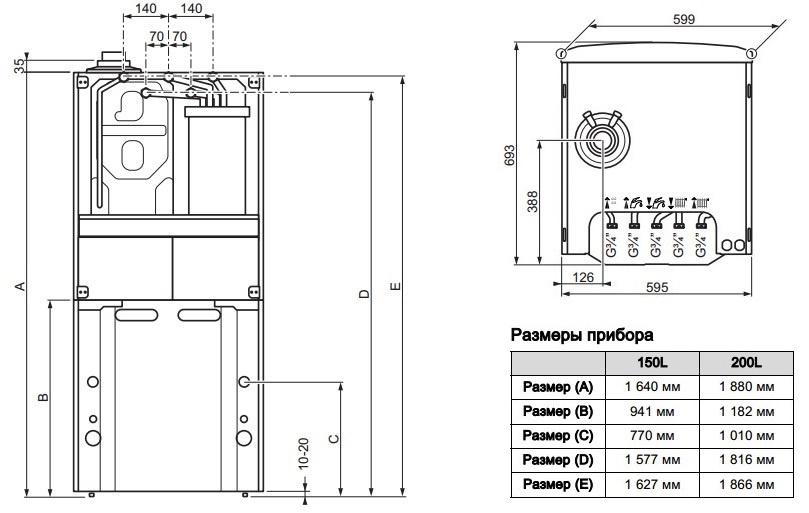 Vaillant ecoCOMPACT VSC INT 266/4-5 150 H напольный газовый котел