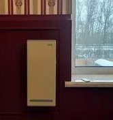 Vakio WINDOW SMART Бежевое сияние бытовая приточно-вытяжная вентиляционная установка