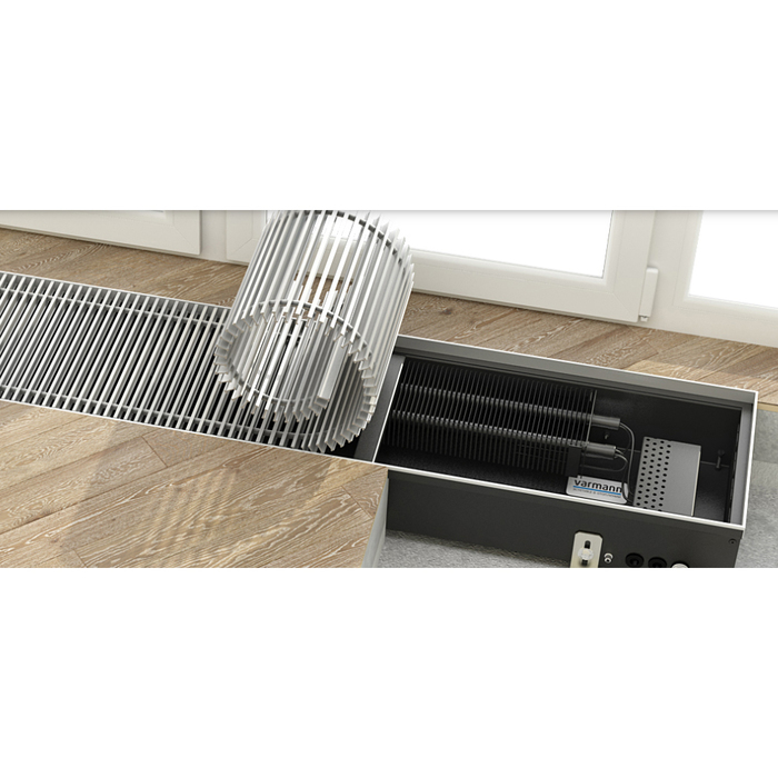 Varmann Ntherm Electro 370x110x750 внутрипольный конвектор