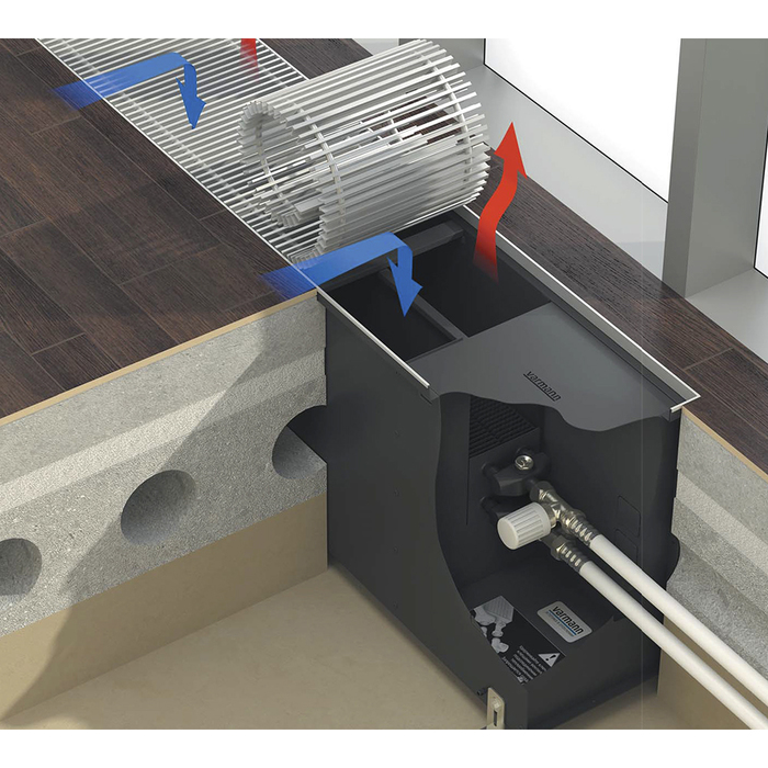 Varmann Ntherm Maxi 370x600x2600 внутрипольный конвектор