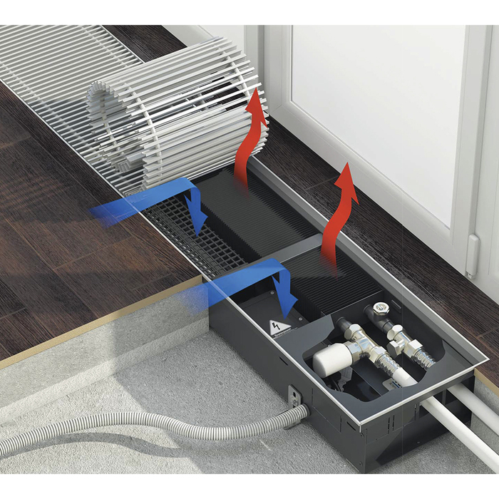 Varmann Qtherm 180x75x1500 внутрипольный конвектор