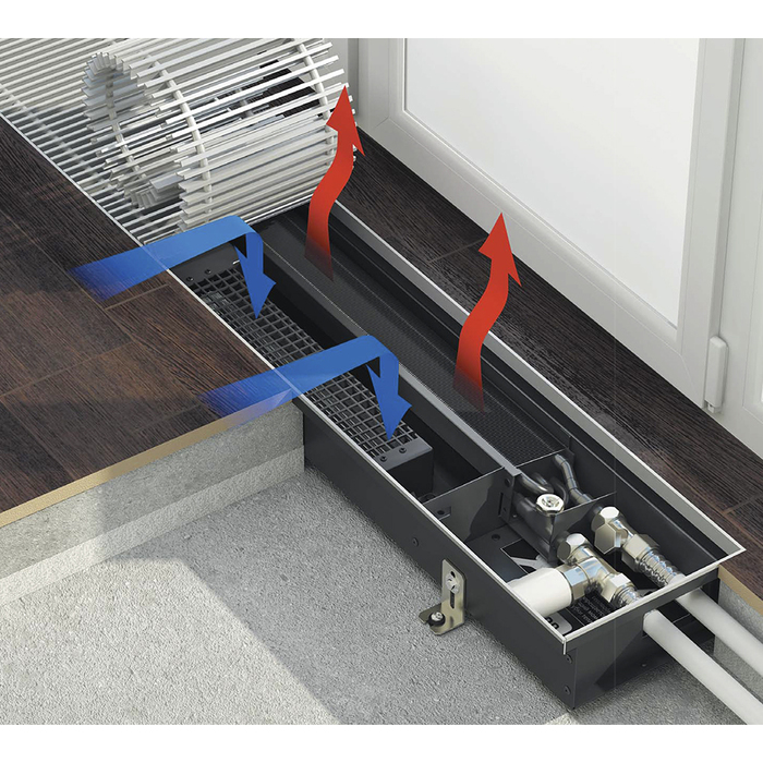 Varmann Qtherm HK Mini 190x90x900 внутрипольный конвектор