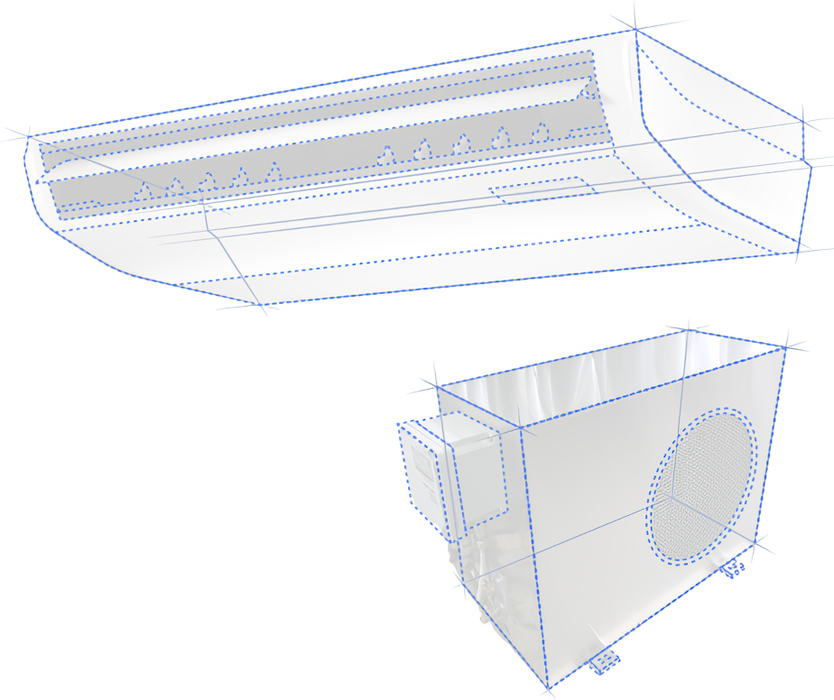 VENTEX Fc-14000 напольно-потолочный кондиционер