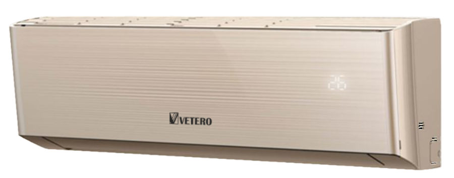 VETERO Diletto V-S12DHPAC-GD настенный тепловой насос мощностью 30 м&lt;sup&gt;2&lt;/sup&gt; - 3.5 кВт