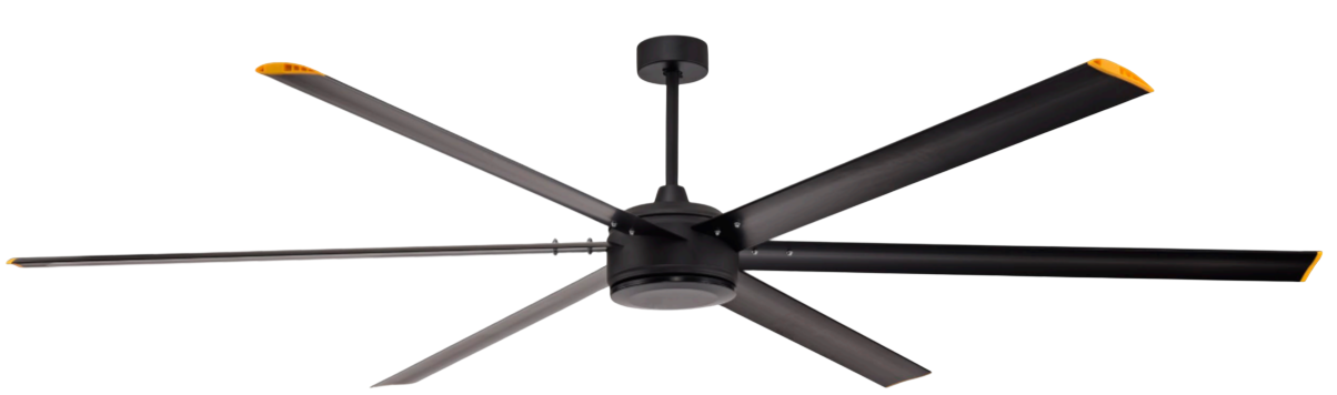 Ветромастер ВМ-308 с пультом ДУ, черный потолочный вентилятор