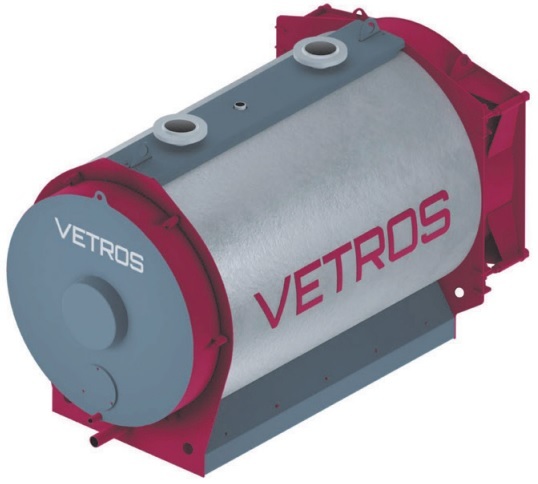 VETROS DW 300 жаротрубный двухходовой котел