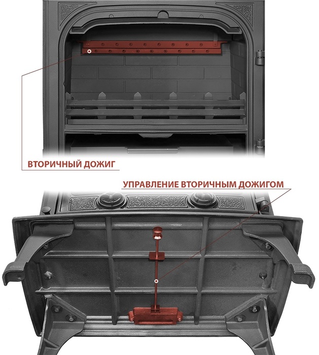 Везувий HR-15 Антрацит дровяная печь