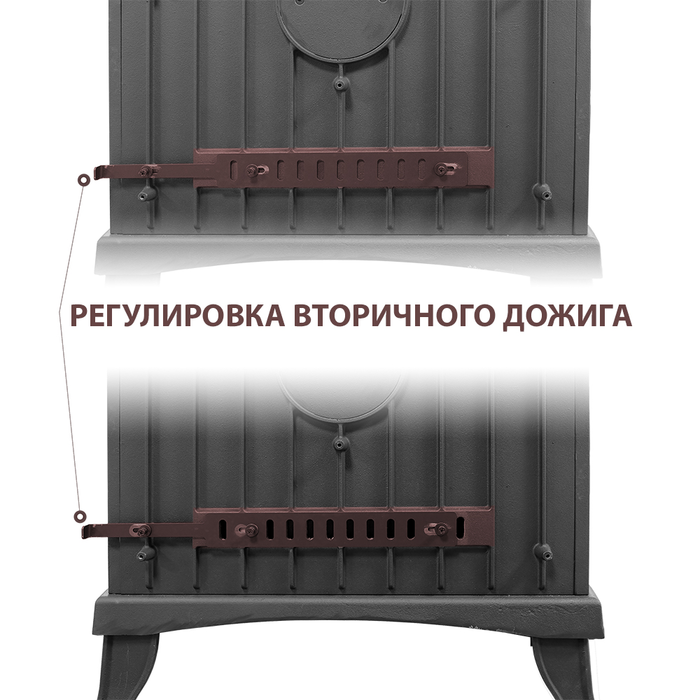 Везувий KZ-14 Антрацит дровяная печь