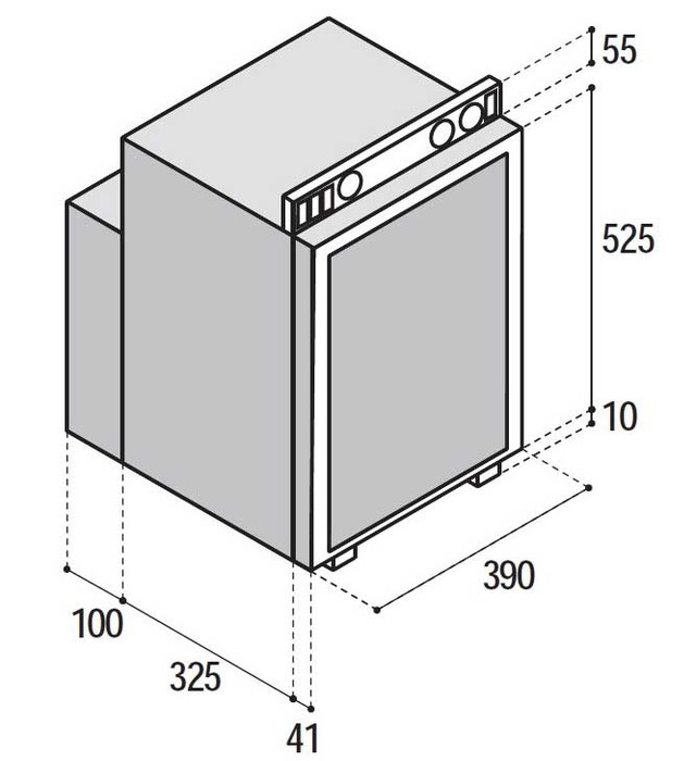 Vitrifrigo VTR5040 ES абсорбционный холодильник