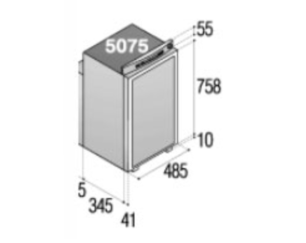 Vitrifrigo VTR5075 DG абсорбционный автохолодильник более 60 литров