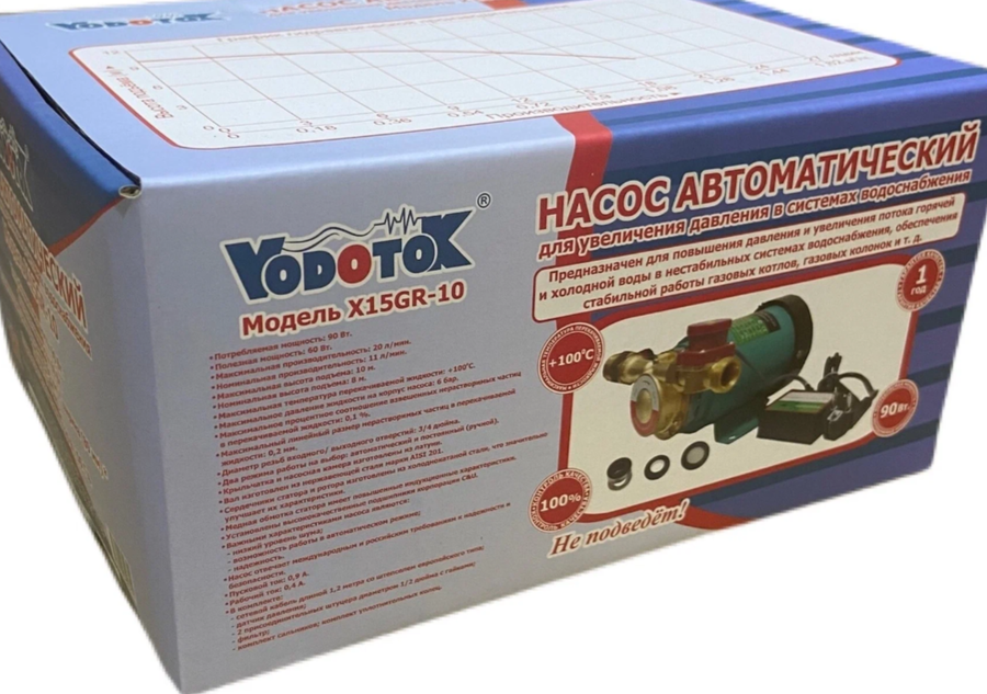 Vodotok X15GR-10 поверхностный насос