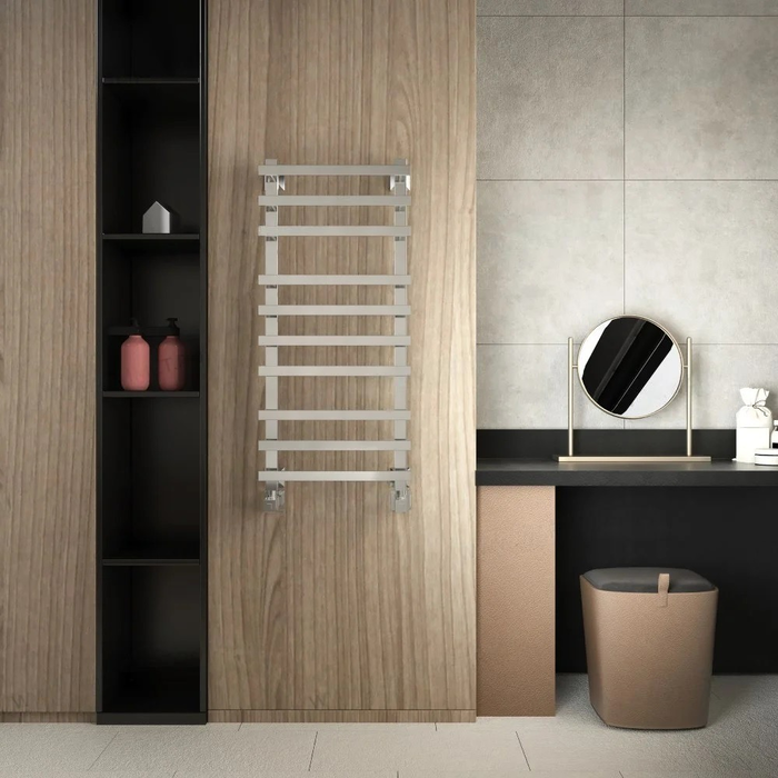 Warmmet Aura 800*650 4+4 КТХ-4 электрический полотенцесушитель лесенка