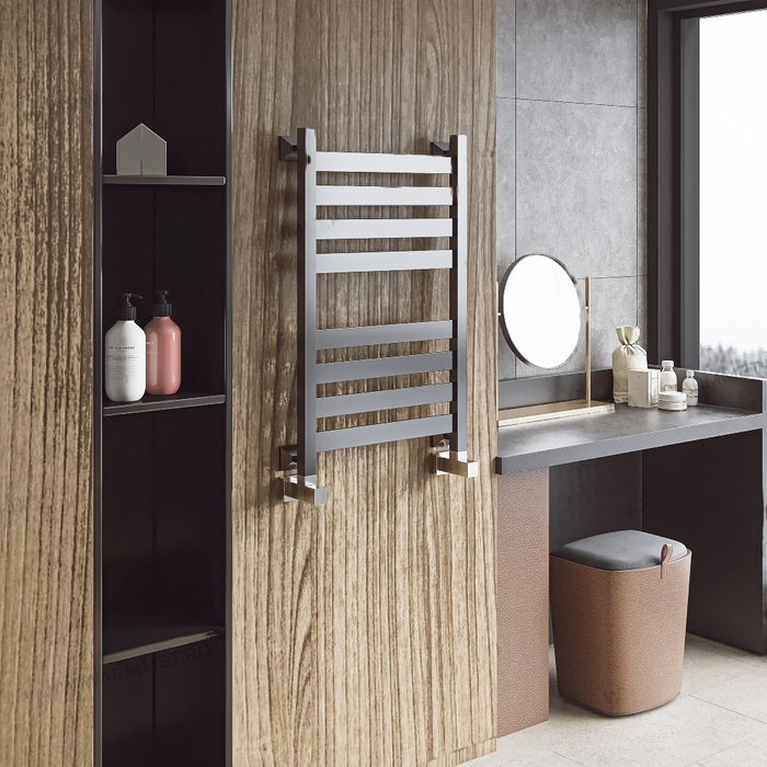Warmmet Style 50 1200*450 4+4+4 водяной полотенцесушитель шириной 410 - 500 мм