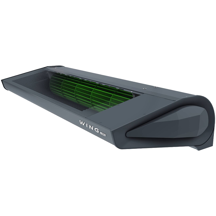 WING II C150 EC dark тепловая завеса без нагрева