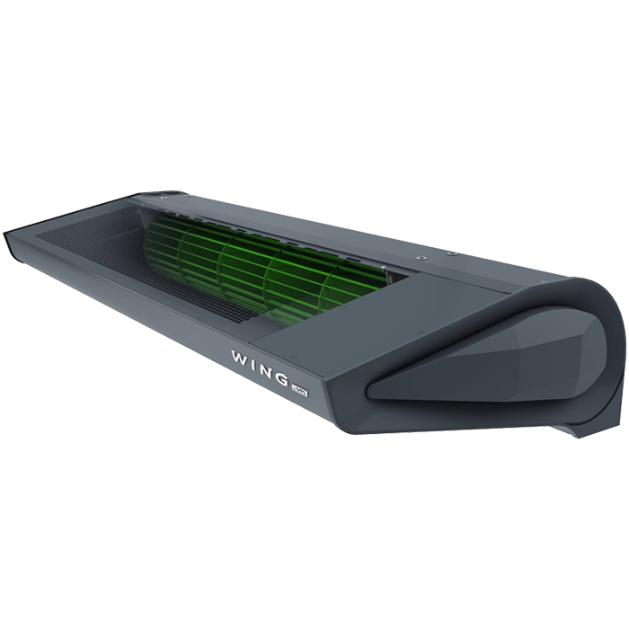 WING II C200 EC dark тепловая завеса без нагрева