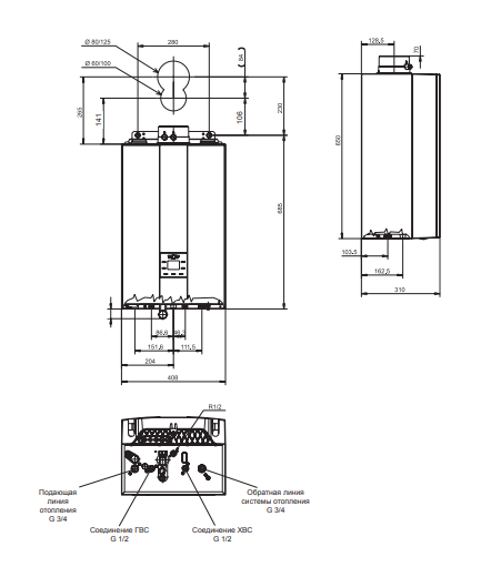Wolf FGB-28 настенный газовый котел