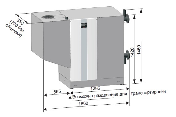 Wolf MGK-2-630 напольный газовый котел