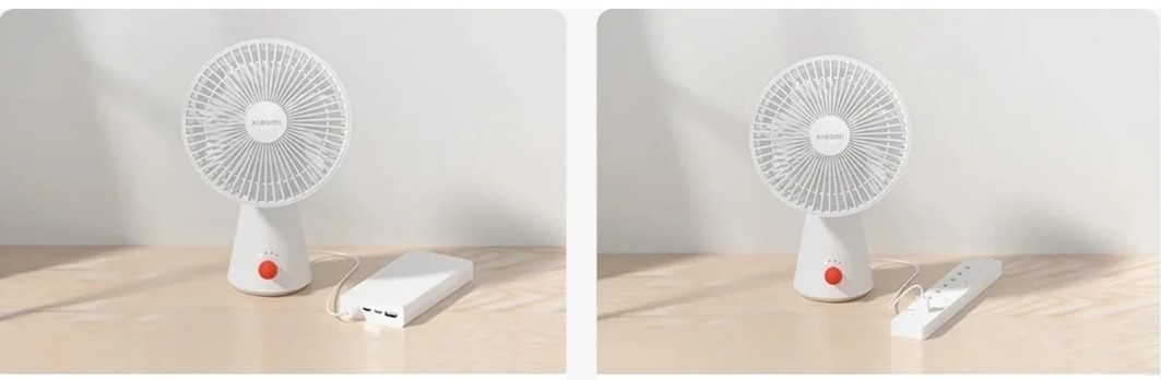Xiaomi Rechargeable Mini Fan настольный вентилятор