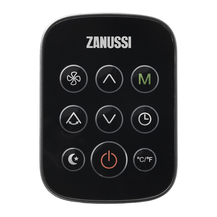 Zanussi ZACM-09 MS/N1 Black мобильный кондиционер мощностью 25 м&lt;sup&gt;2&lt;/sup&gt; - 2.6 кВт
