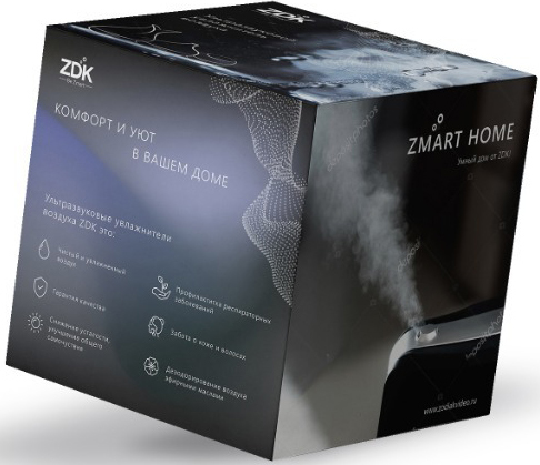 ZDK R23 light wood ультразвуковой увлажнитель воздуха