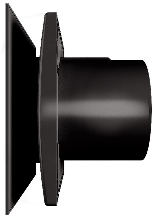 Zernberg Agat 100 V gloss black вытяжка для ванной диаметр 100 мм