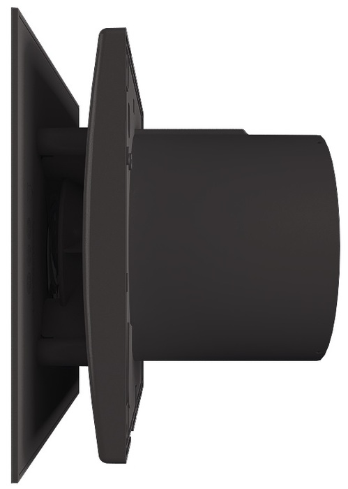 Zernberg Agat 100 V matte black вытяжка для ванной диаметр 100 мм