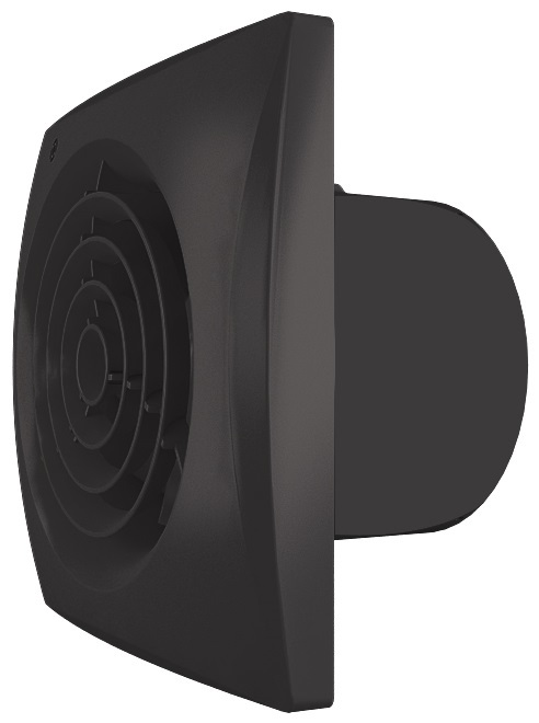 Zernberg Izumrud 100 matte black вытяжка для ванной диаметр 100 мм