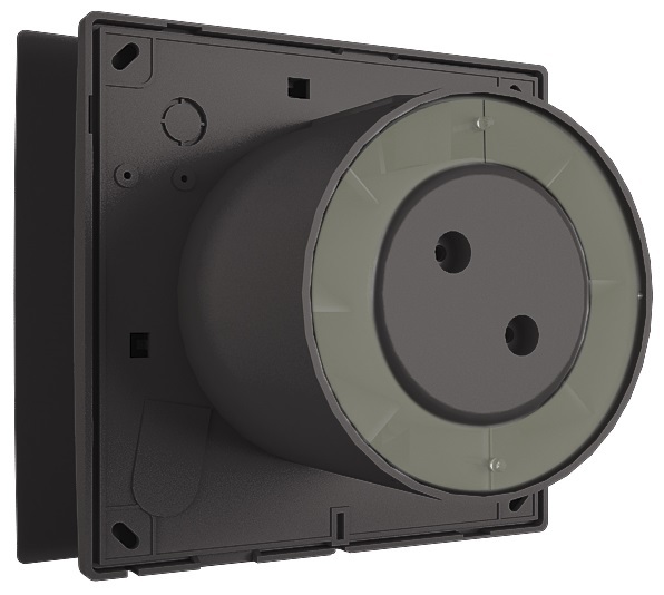 Zernberg Izumrud 100 matte black вытяжка для ванной диаметр 100 мм