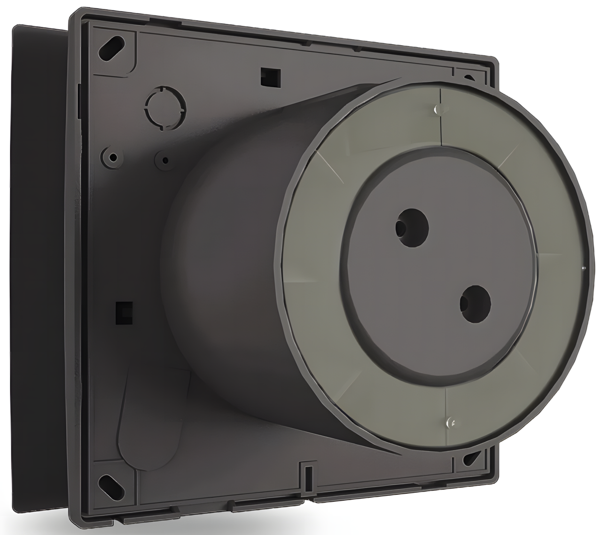 Zernberg Lazurit 125 matte black вытяжка для ванной диаметр 125 мм