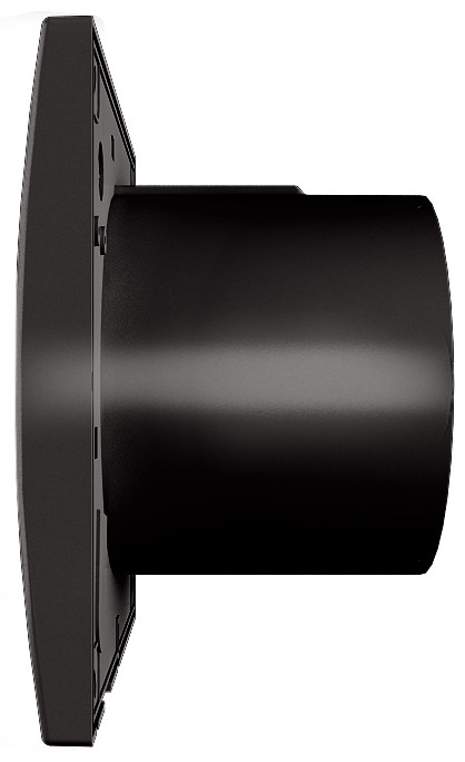 Zernberg Opal 100 gloss black вытяжка для ванной диаметр 100 мм
