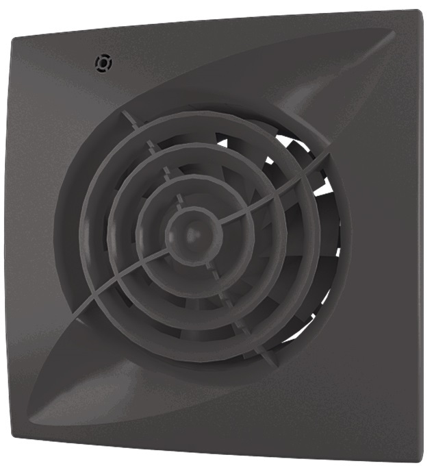 Zernberg Opal 100 matte black вытяжка для ванной диаметр 100 мм