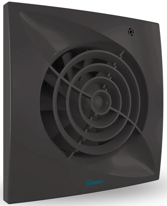 Zernberg Opal 125 matte black вытяжка для ванной диаметр 125 мм