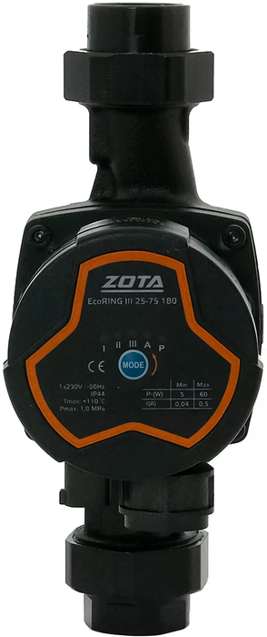 Zota EcoRING III 25-75 180 циркуляционный насос