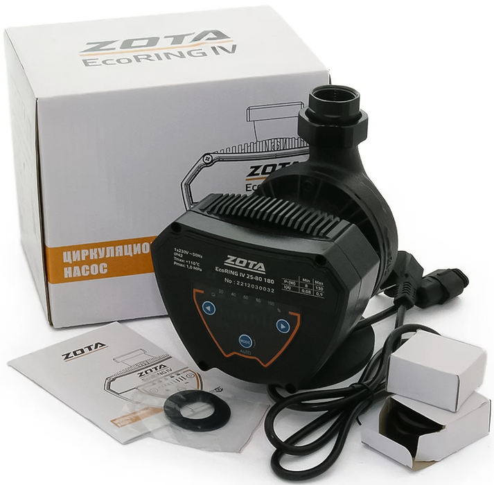 Zota EcoRING IV 25-80 180 циркуляционный насос