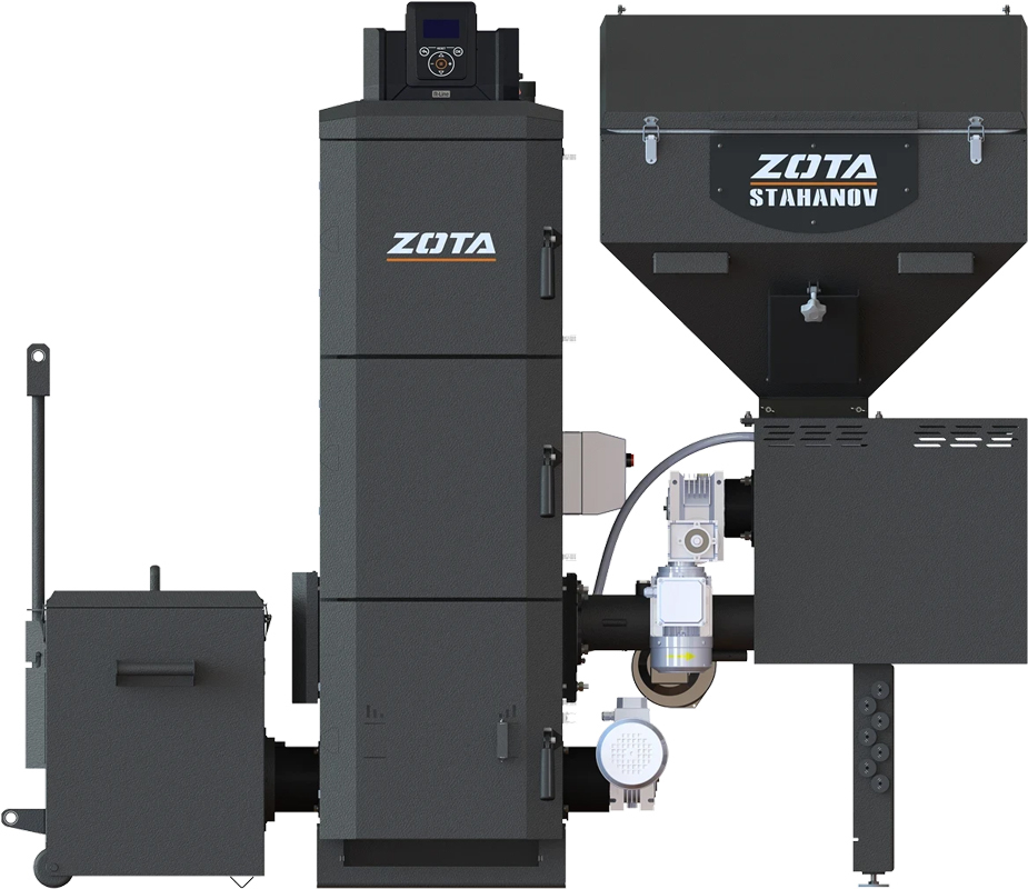 Zota Stahanov Black 135 кВт твердотопливный котел