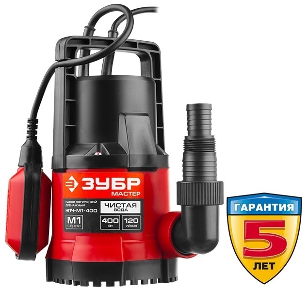 Зубр НПЧ-М1-400 дренажный насос
