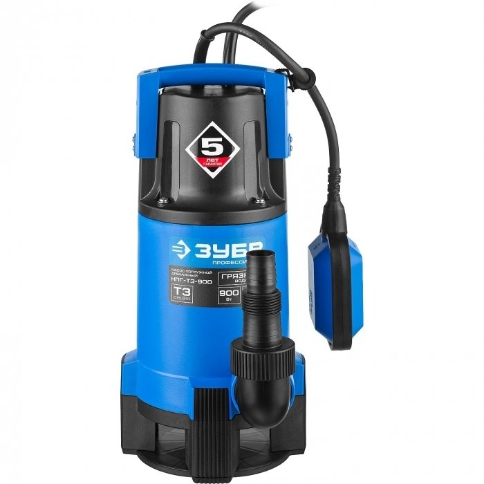 Зубр НПГ-Т3-900 дренажный насос